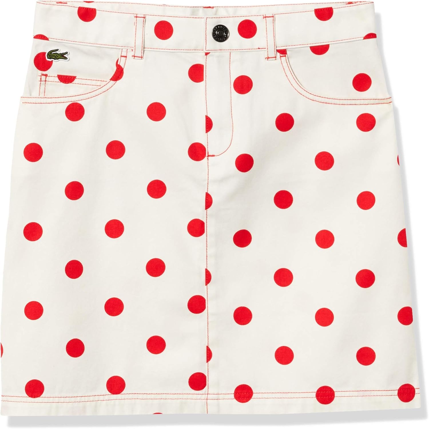 Lacoste Girls' Polka Dot Skirt: Clothing