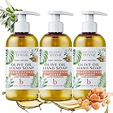 Brittanie’s Pure Castile Liquid Soap Refill, Frankincense, 12 Ounce 3 Pack | Dish Soap, Hair & Body, Home, Gentle and Pure, Made with Natural Luxurious Oils, Vegan & Gluten Free Non-GMO