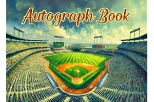 Baseball Autograph Book: Collect Signatures and/or Photos of Professional Players or Teammates. For Sports Fans, Coaches, Players, or Teams. Portable Scrapbook for Games, Tournaments, and Parties.