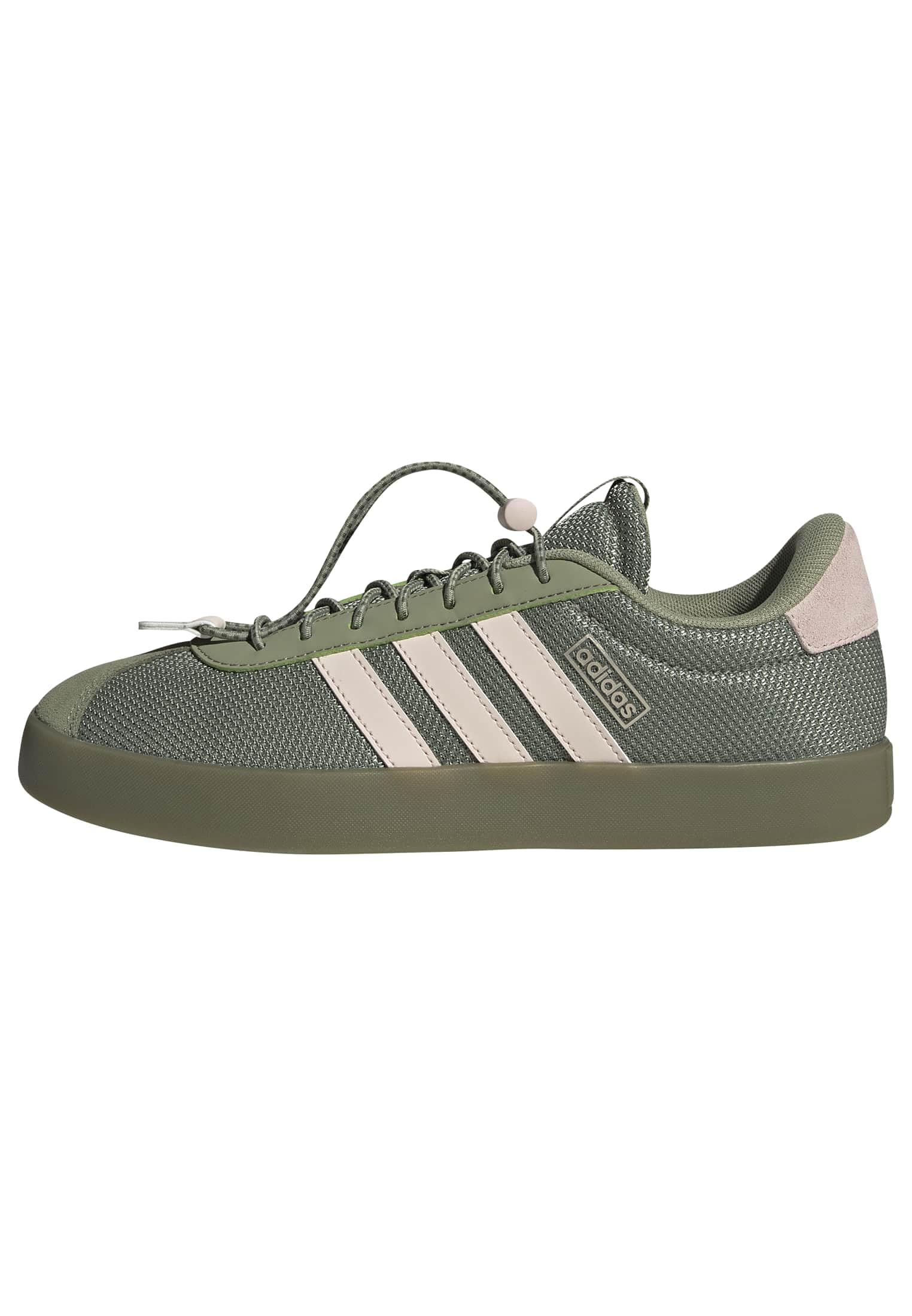 Adidas Women's Vl Court 3.0, Tent Green/Wonder Quartz/Cyber Metallic, 9.5 Image