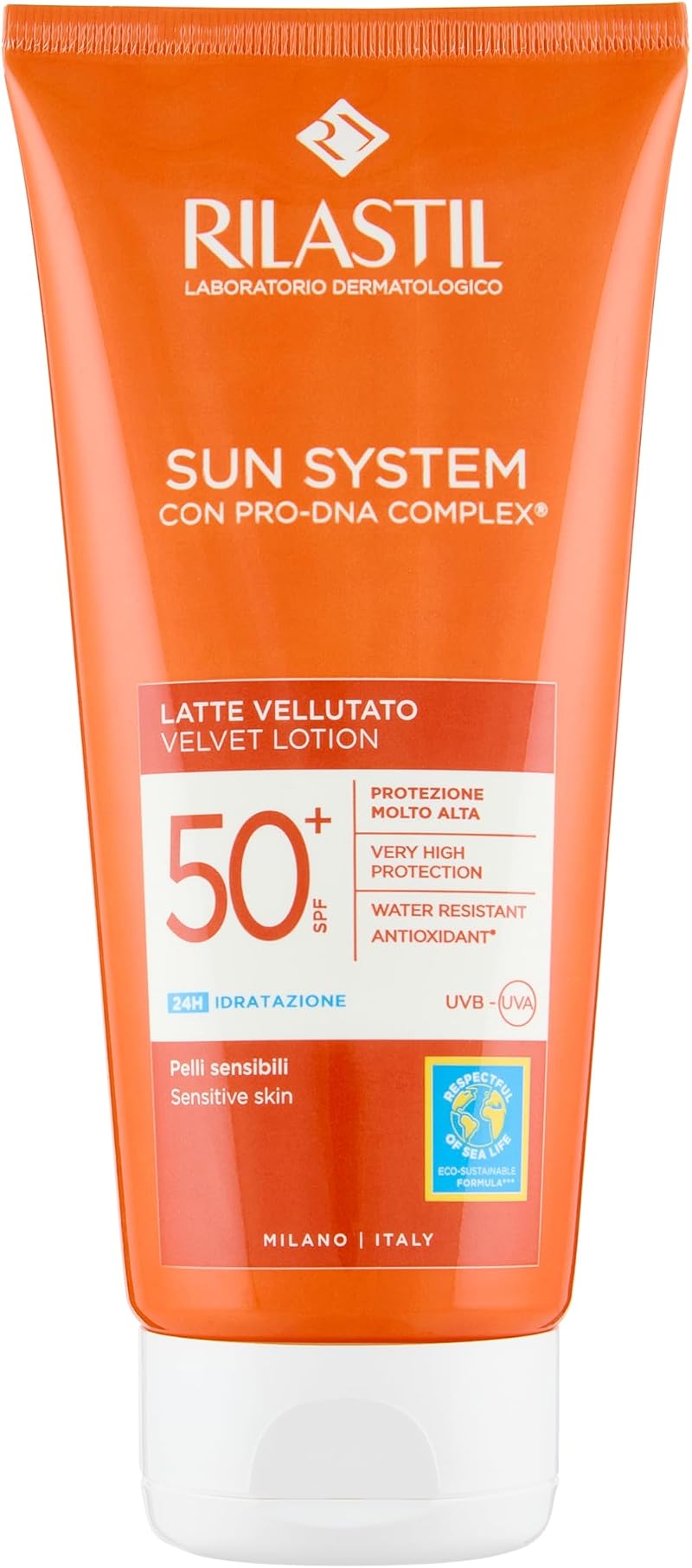 Rilastil Sun System Lech Vell F50 200ml Face Sunscreen SPF 50