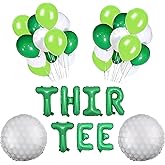100% LIKED-Thir Tee Balloon Banner, 30th Birthday Golf Theme Birthday, Thir Tee Birthday Golf Party Thir Tee Golf Party Decor, Golf Theme 30th Birthday Party, Thir-Tee Golf Party Decorations