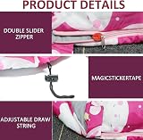 Tuphen Kids Sleeping Bags - Lightweight Waterproof for 3 Seasons - Pink view 3