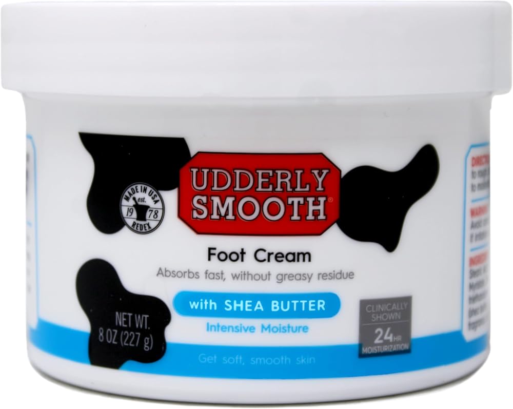 Udderly Smooth Foot Cream Jar 8 Ounce Brand Udderly Smooth