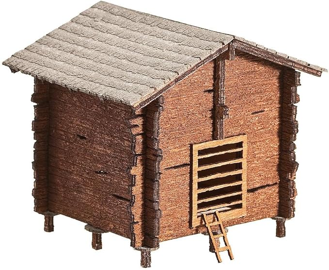 Amazon Com Faller 130295 Hay Barn Ho Scale Building Kit Toys Games
