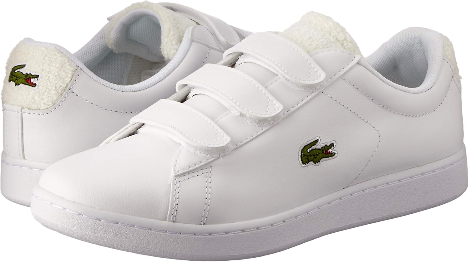mens lacoste velcro strap trainers