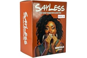 Kinfolk SayLess The Ultimate Family Game Night Party Starter - Taboo-Style Word Guessing Hood Charades Game for Unstoppable Laughs & Bonding, Ages & Specifically Crafted for The Culture