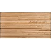 CONSDAN Butcher Block Counter Top, USA Grown Hard Maple Solid Hardwood Countertop, Washer/Laundry Countertop, Table Top, Polished, Prefinished with Food-safe Oil, 1.5" Thickness, 30" L x 25" W