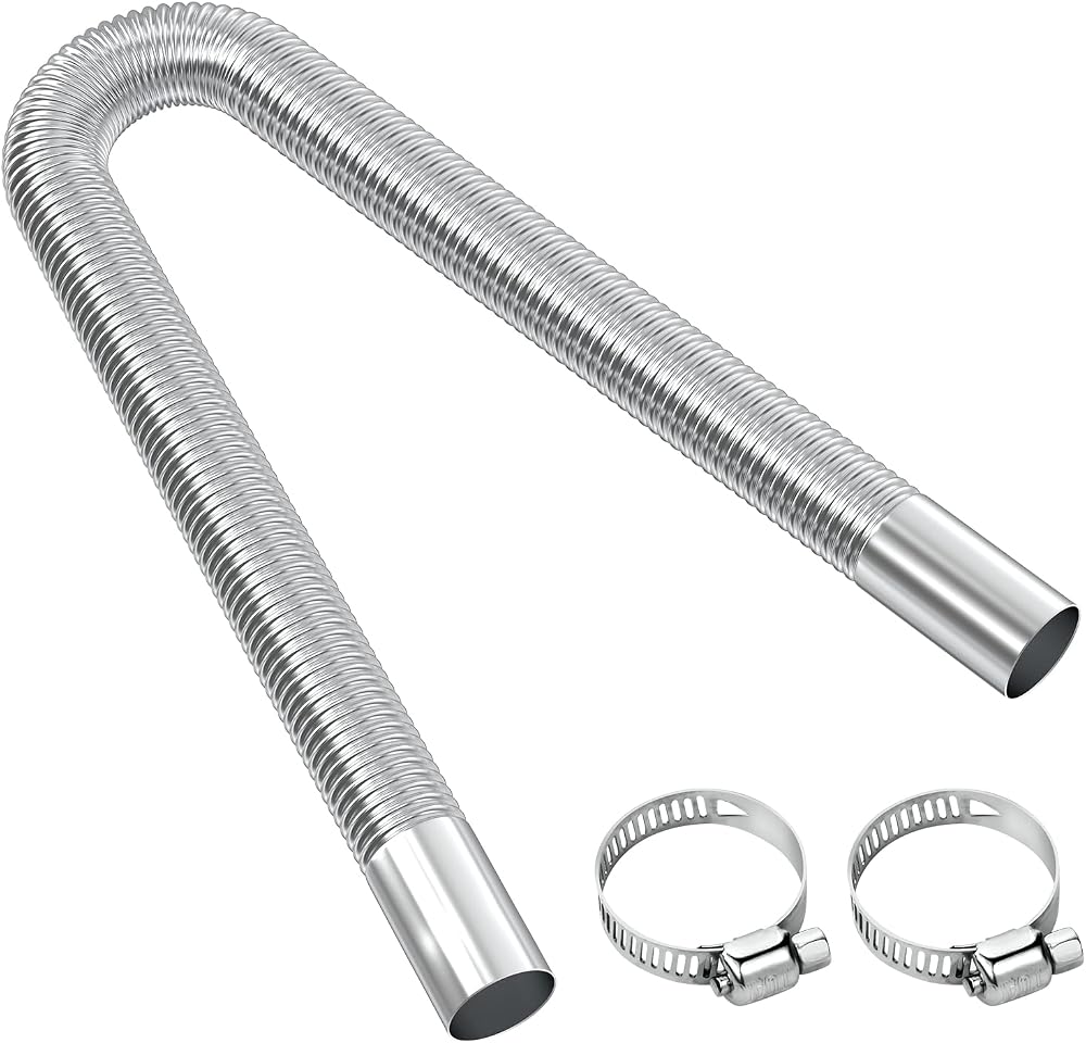 URAQT 25mm Stainless Steel Parking Heater Exhaust Pipe 60cm 300cm 200cm 120cm