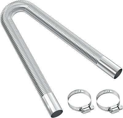 URAQT 25mm Stainless Steel Parking Heater Exhaust Pipe 60cm 300cm 200cm 120cm