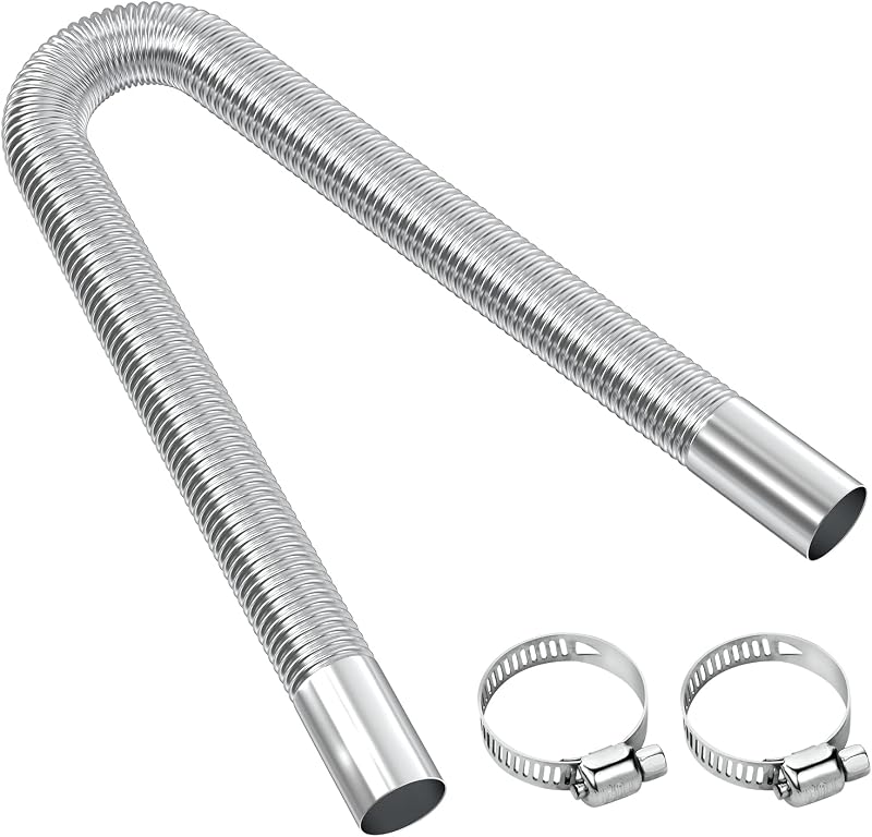 URAQT 25mm Stainless Steel Parking Heater Exhaust Pipe 60cm 300cm 200cm 120cm