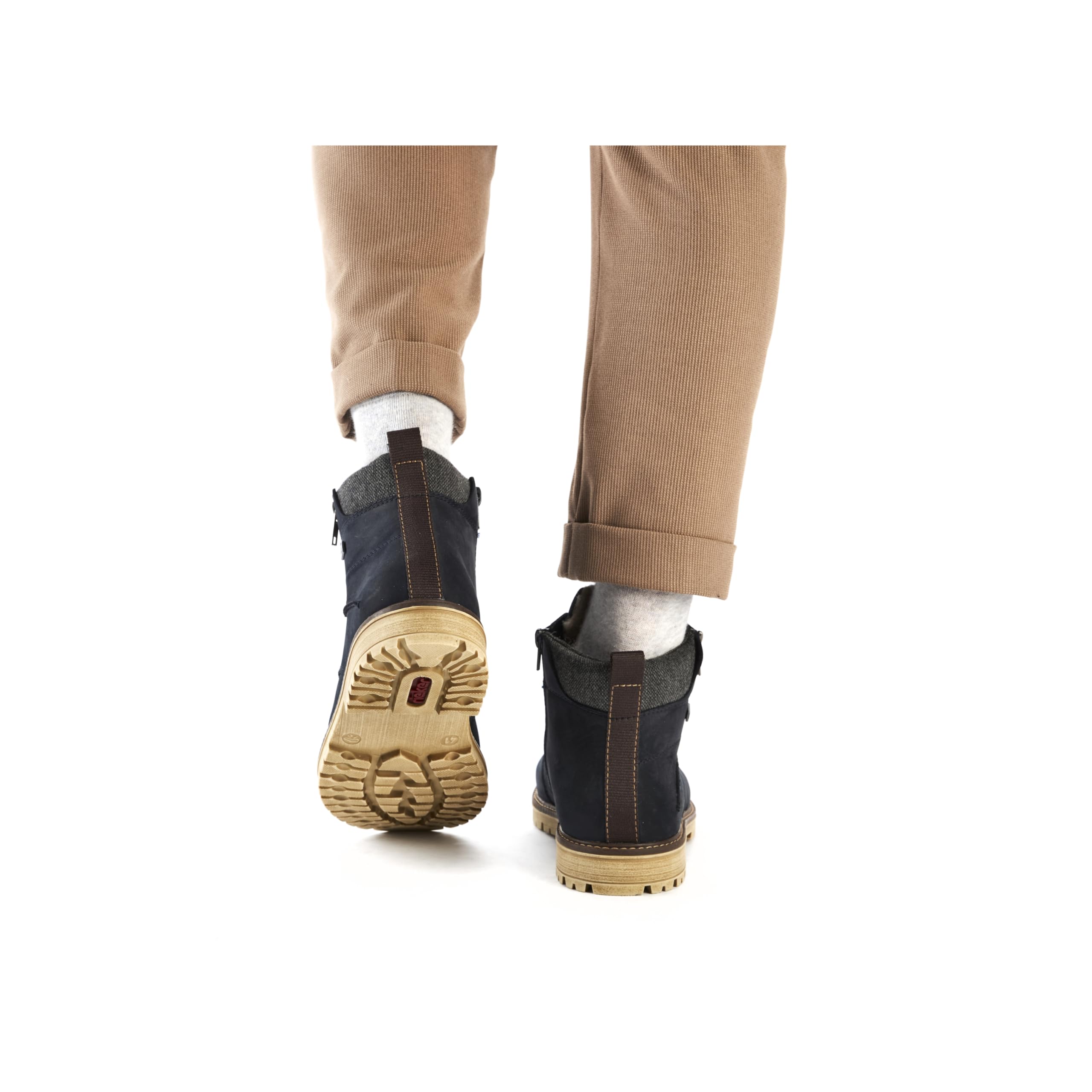 Rieker Herren Schnürstiefel F3610-14 blau Gr. 40 2