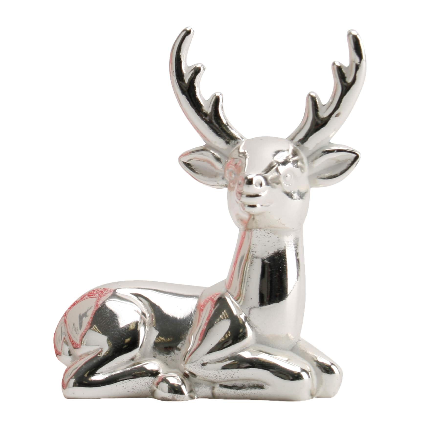 CGB Giftware Silver Finish Stag Shaped Ring Holder | Ring Organiser | Ring Stand from CV285