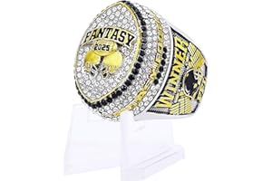 guancrown 2025 Fantasy Football Championship Ring Award Prize Trophy Sports Winner FFL Champion Ring