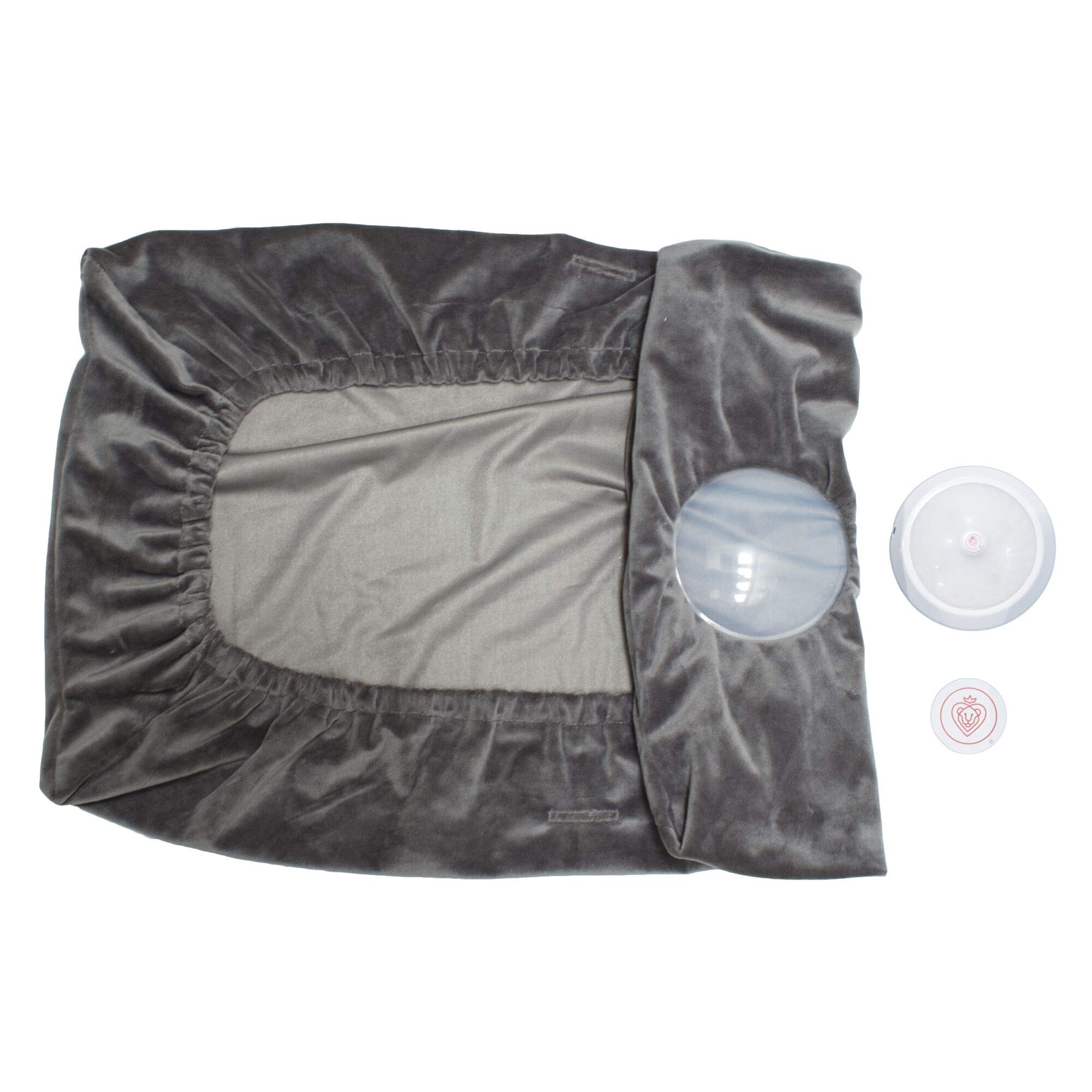 Prince Lionheart Illumipad Changing Pad + Cover - Grey