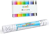 abeec Coloring Kit for Kids with 36 Assorted Crayons Animal Roll view 6