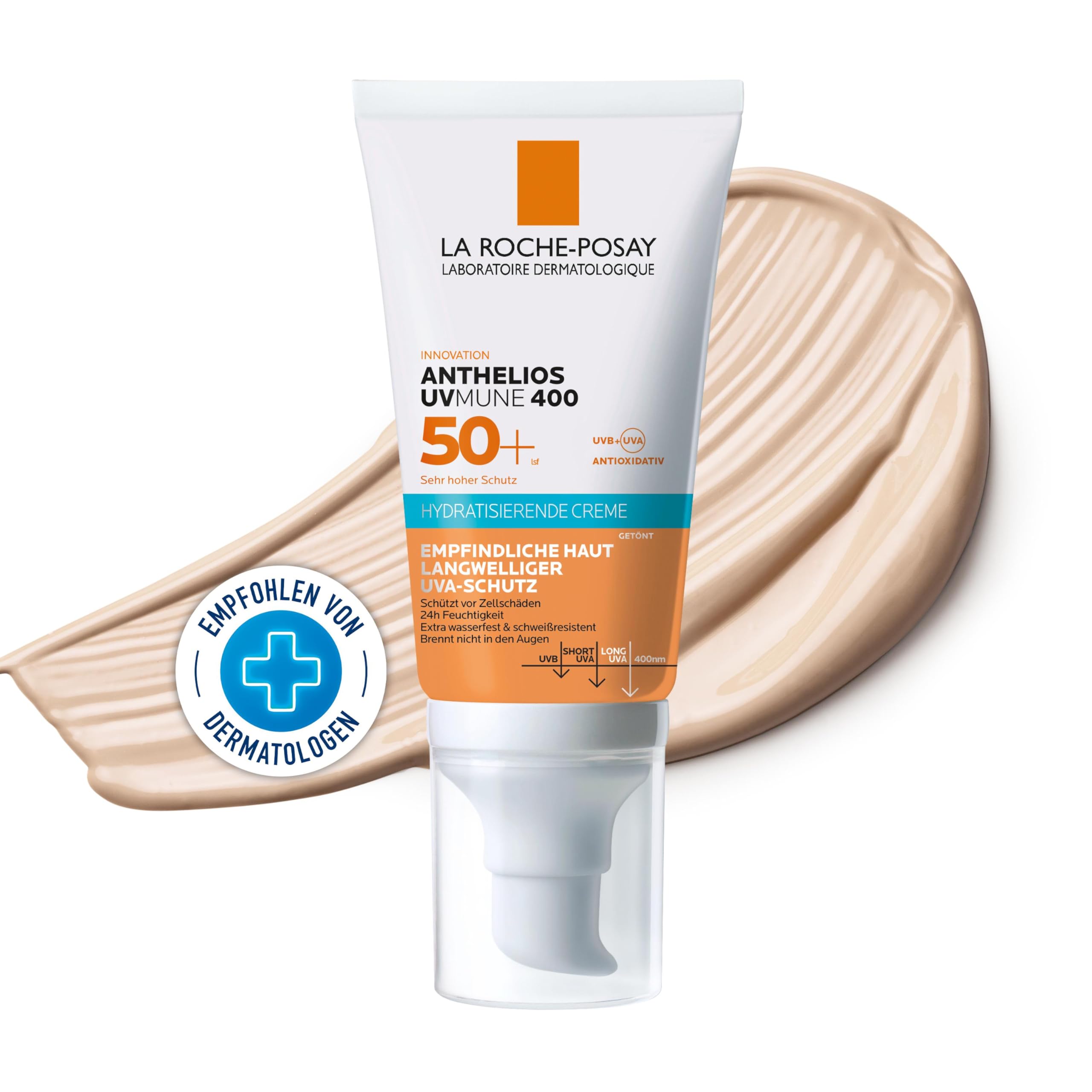 La Roche-Posay Anthelios UVMune 400 Hydrating Tinted Sun screen SPF50+ For Sensitive Skin 50ml