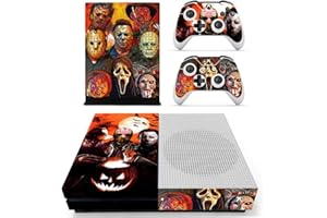 Vanknight XB One S Console Controllers Skin Vinyl Sticker Wrap Decals Cover Ken for XB One S Console Controllers Horror