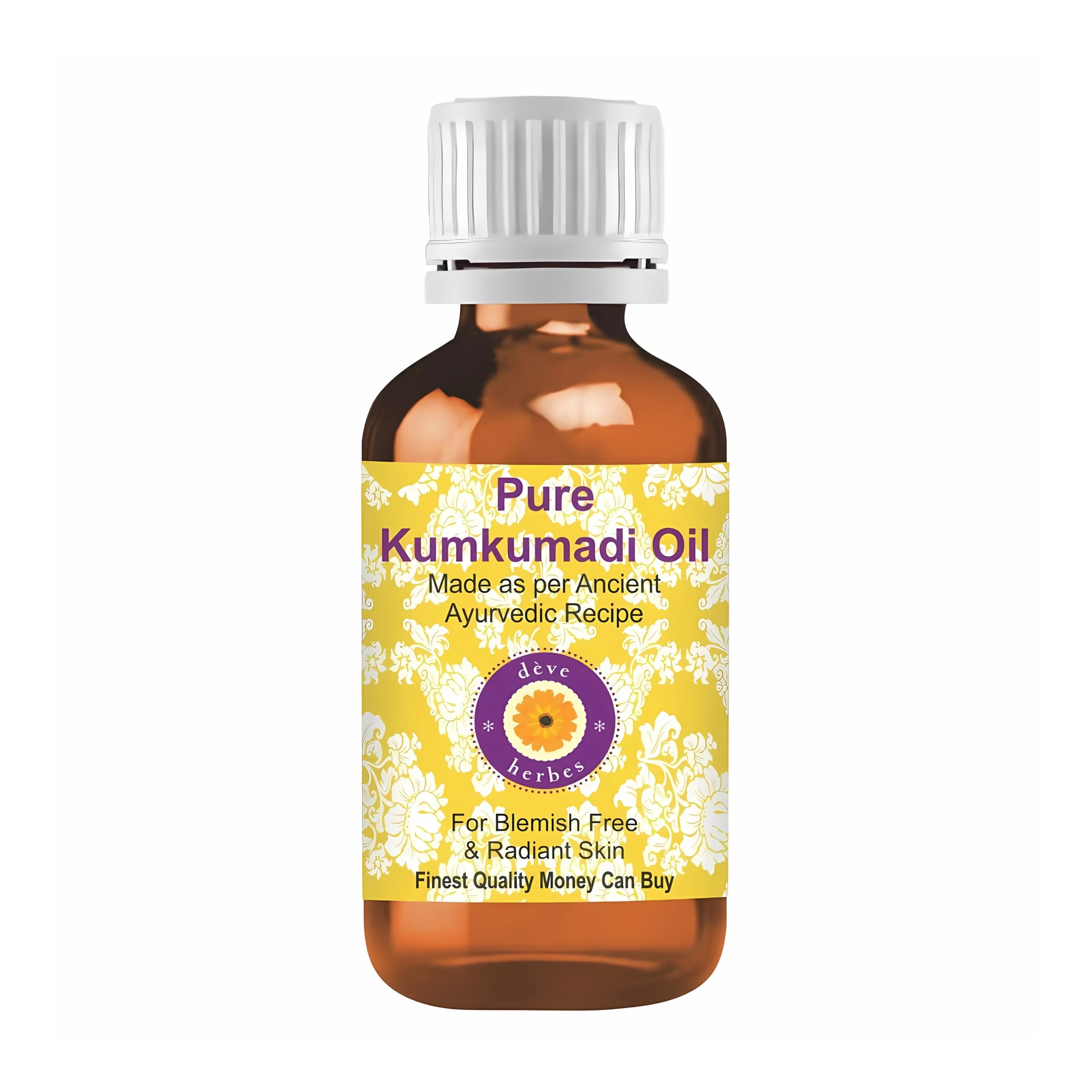 Deve Herbes Pure Kumkumadi Oil Cold Pressed 30ml (1.69 oz)