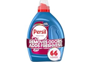 Persil Intense Fresh Everyday Clean, Liquid Laundry Detergent, High Efficiency (HE), Deep Stain Removal, Ultra Concentrated, 50 fl oz, 66 Loads