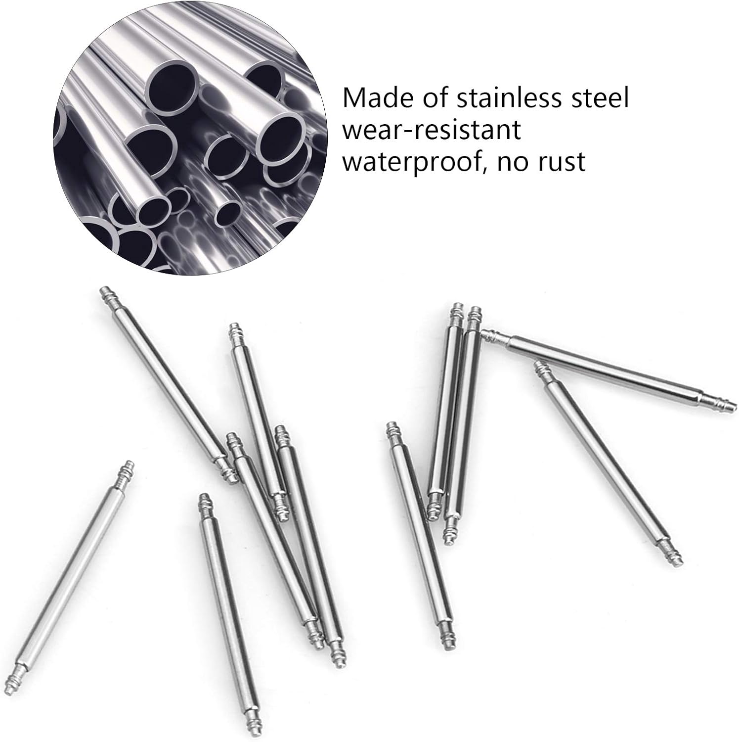EFIXTK Spring Bar Tool,Watch Band Tool Set, Watch Wrist Bands Strap Removal Repair Fix Kit with Extra 3 Tips Pins & 32PCS Heavy Duty 316 Stainless Steel Pins: Watches