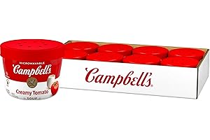 Campbell's Creamy Tomato Soup, 15.4 Oz Microwavable Bowl (Case of 8)