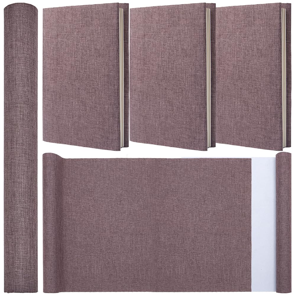 CRASPIRE 130 x 30cm Linen Book Cloth Camel for Book Binding A4-A8 Fabric Surface Paper Backed Bookcover Books Album Scrapbooking Archival DIY Covering Protector Bookcloth Bookbinding Supplies