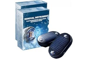 GENERIC 2PCS Anti-Freeze Electromagnetic Car Snow Removal Device, Electromagnetic Snow Removal, 2026 New Portable Anti-Freeze Snow Remover with Solar Power for Ice Scraping