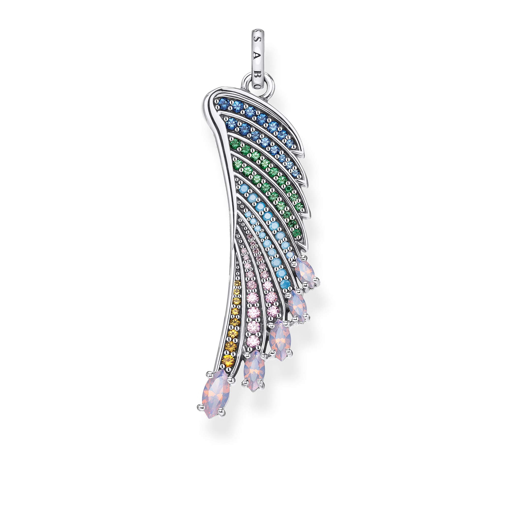 Thomas Sabo Women Sterling Silver Cubic Zirconia Key Chain - PE876-347-7