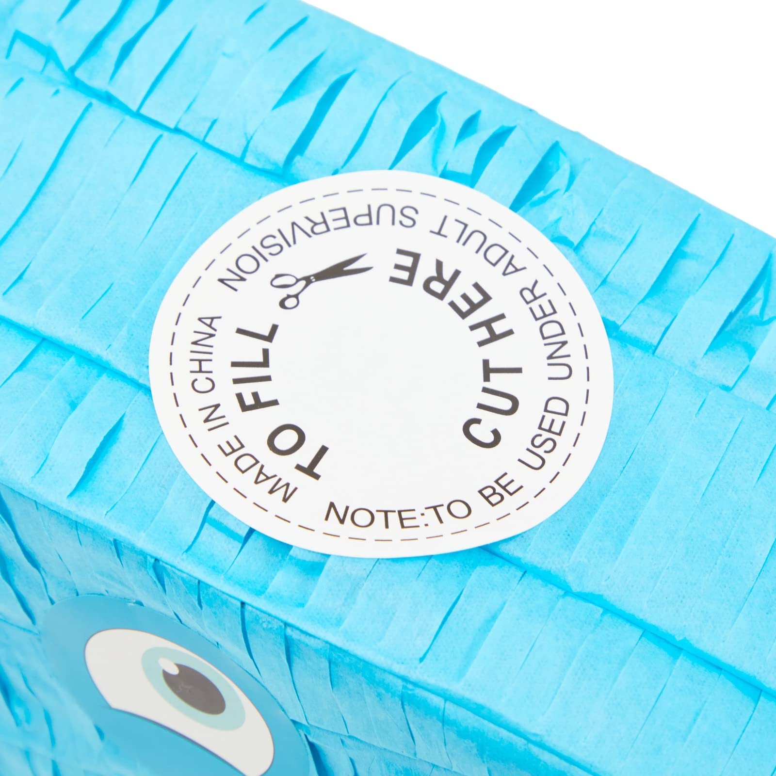 Shark Pinata, Ocean-Themed Fish Pinata, Shark Birthday Decorations, Under the Sea Party Decor (Small, 3.2