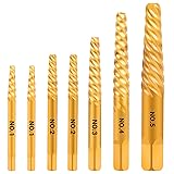 KAKILFOB Damaged Screw Extractor Set, 7 Piece Easy