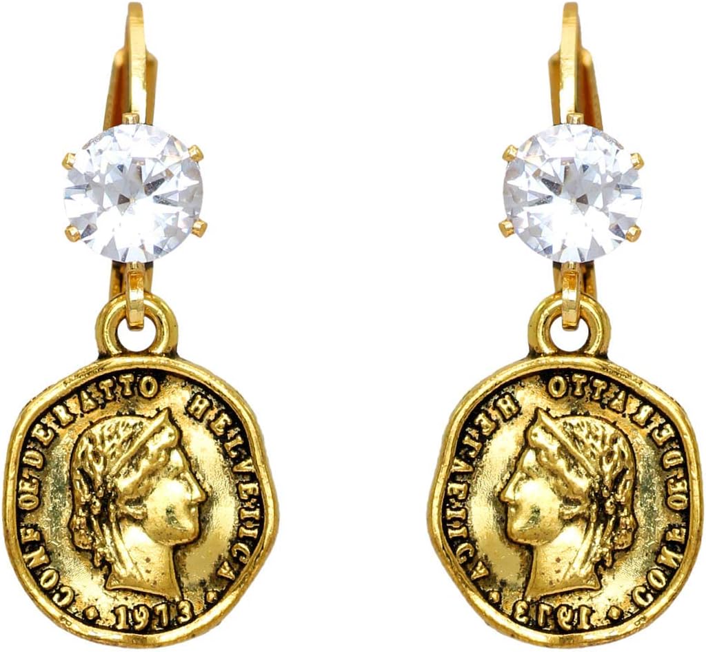 Earrings For Girls Stylish Latest | Earrings For Women Latest Design | Gold Plated Earrings | Imitation Diamond Studded Earrings | Wedding Earrings For Women | Jhumki Earrings (GPE121GLD)