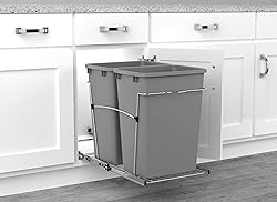 Rev-A-Shelf RV-18KD-17C S Double 35 Quart Sliding