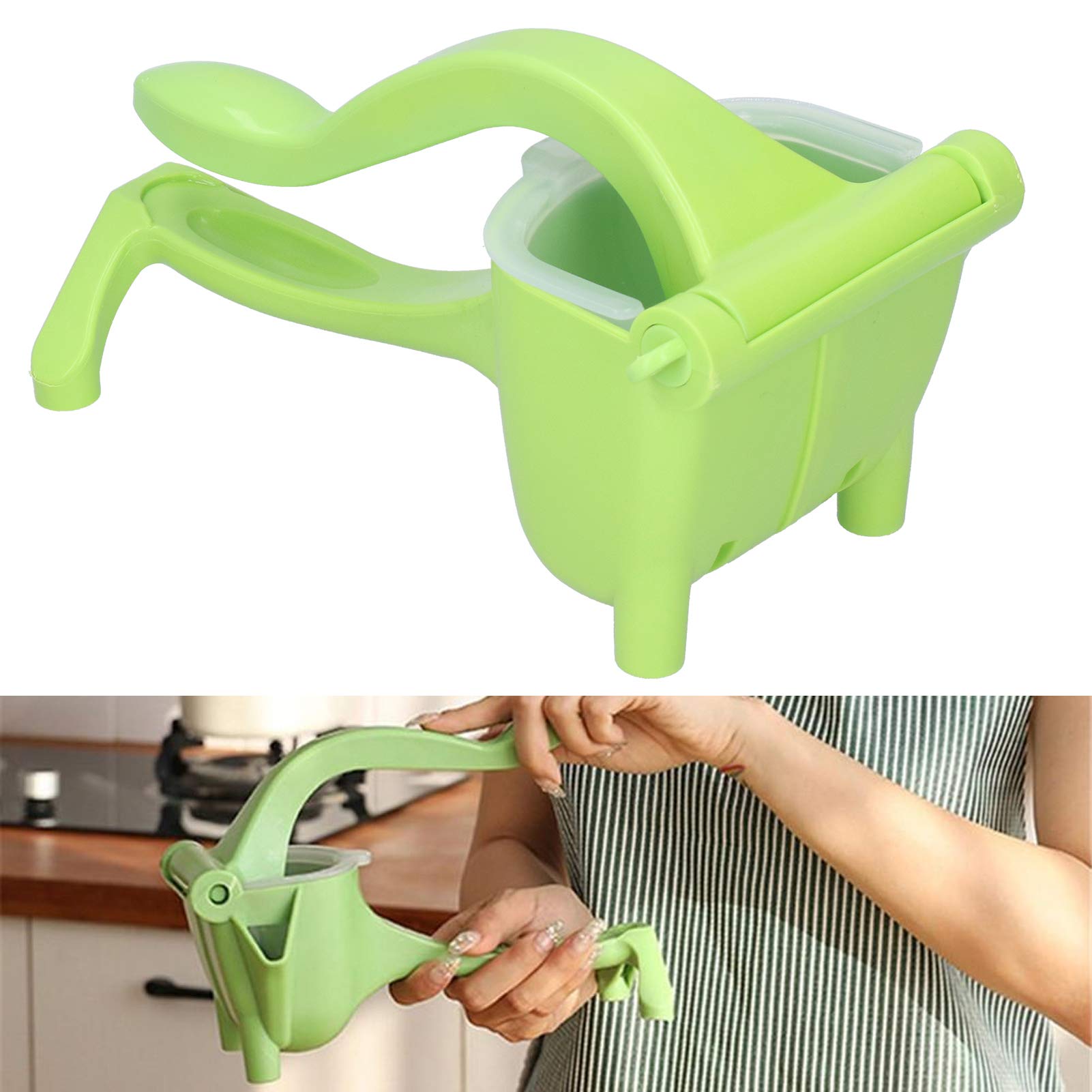 Topyond Lemon Squeezer, Handheld Citrus Juicer, Easy to Use Manual Lemon Press, Extracts Maximum Juice from Lemons and Limes, Durability Home Cooking Kitchen Tool