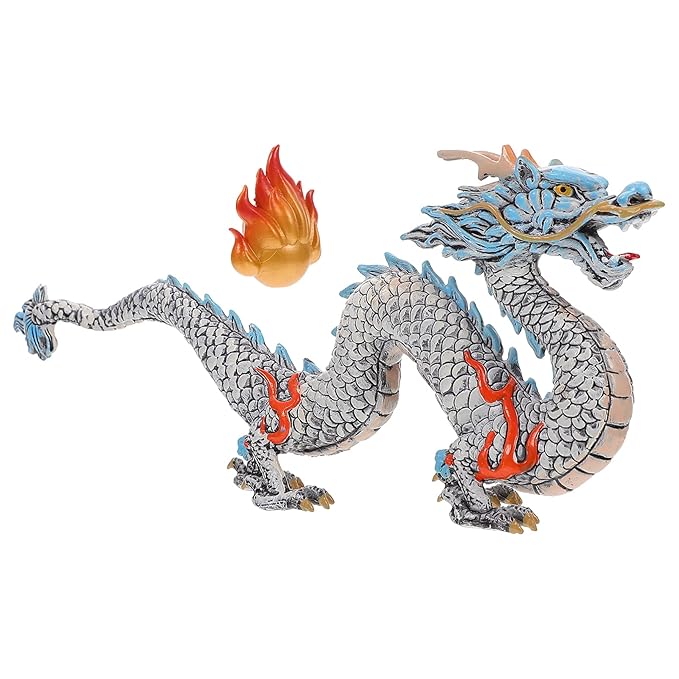 Buy Toyvian Chinese Dragon Figurine World Animal Statue Model Feng Shui