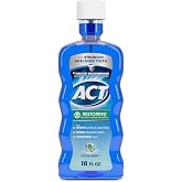 ACT Restoring Fluoride Mouthwash 18 fl. oz. Strengthens Tooth Enamel, Cool Mint