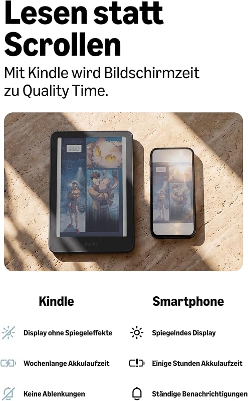 Kindle Colorsoft 16 GB (neueste Generation), jetzt dünner und leichter, 7-Zoll-Farbdisplay, verstellbare Farbtemperatur, Graphit
