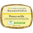 Clearly Natural Honeysuckle Glycerine Bar Soap, 4 Ounce - 6 per case.6