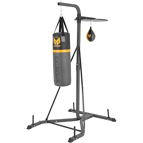 GYRONETICS® Boxstation mit Boxsack und Punching-Ball freistehend