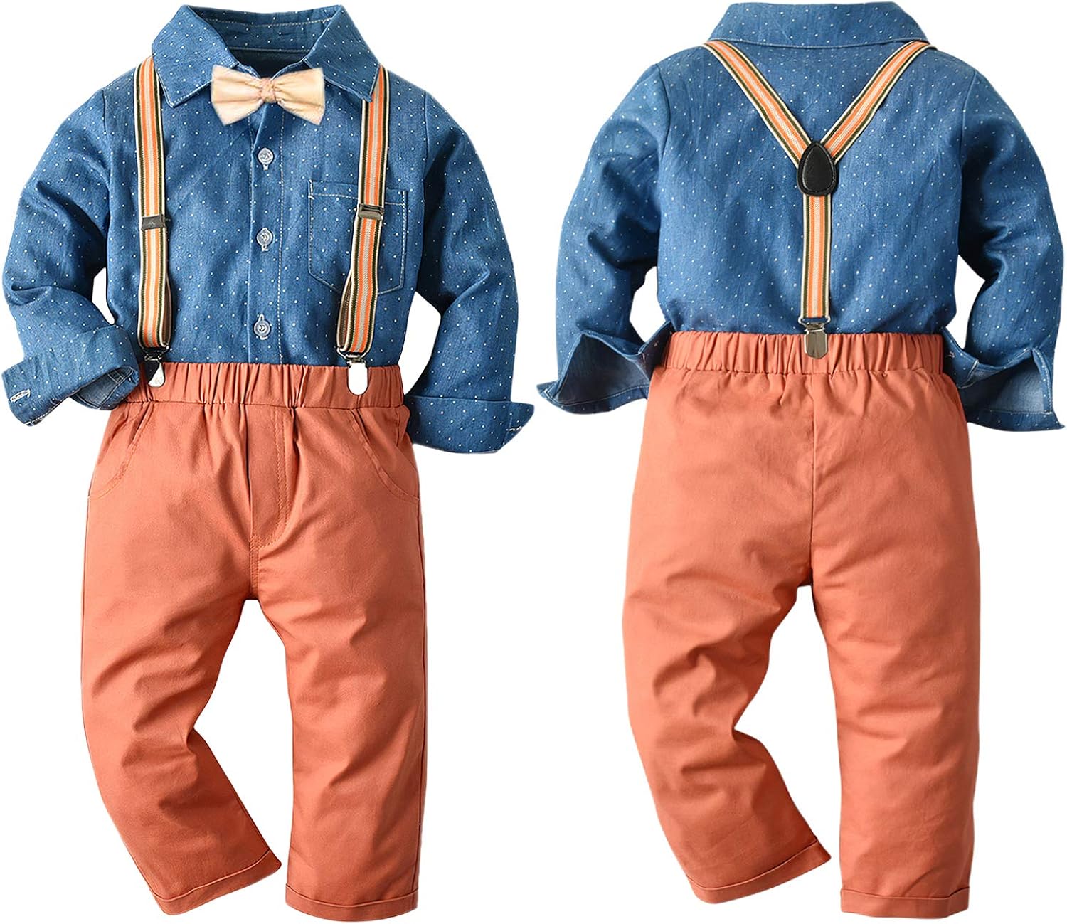 Gentilhomme Sangle Pantalons Tenues Costumes Nwada Vetement Garcon Ensemble Bebe Garcon Nœud Papillon Chemises Ensembles Vetements Iplanmovilidad Com