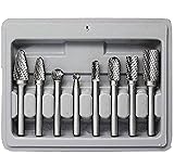 Carbide Burr Set 8pcs JESTUOUS 1/4 Inch Shank