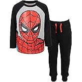 Marvel T-Shirt and Fleece Pants Outfit Set Toddler to Big Kid Sizes (2T - 14-16)