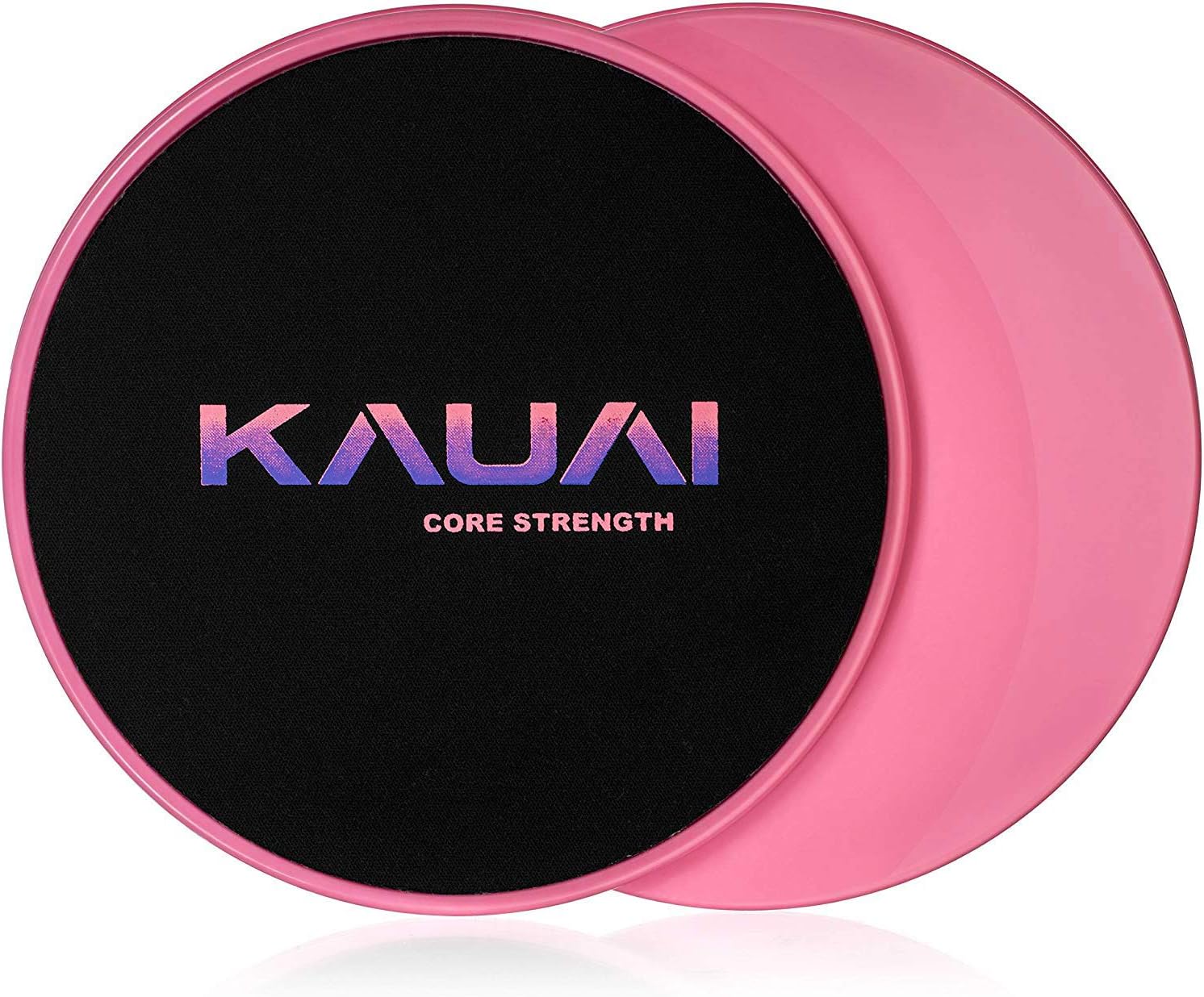 KAUAI Tummy Toner, Core Sliders Fitness Workout. Strength Gliders for Use on Carpet or Hard Floors - Fitness Equipment Floor Slides for Abs Full Body Training - 2 Discs & Carry Bag