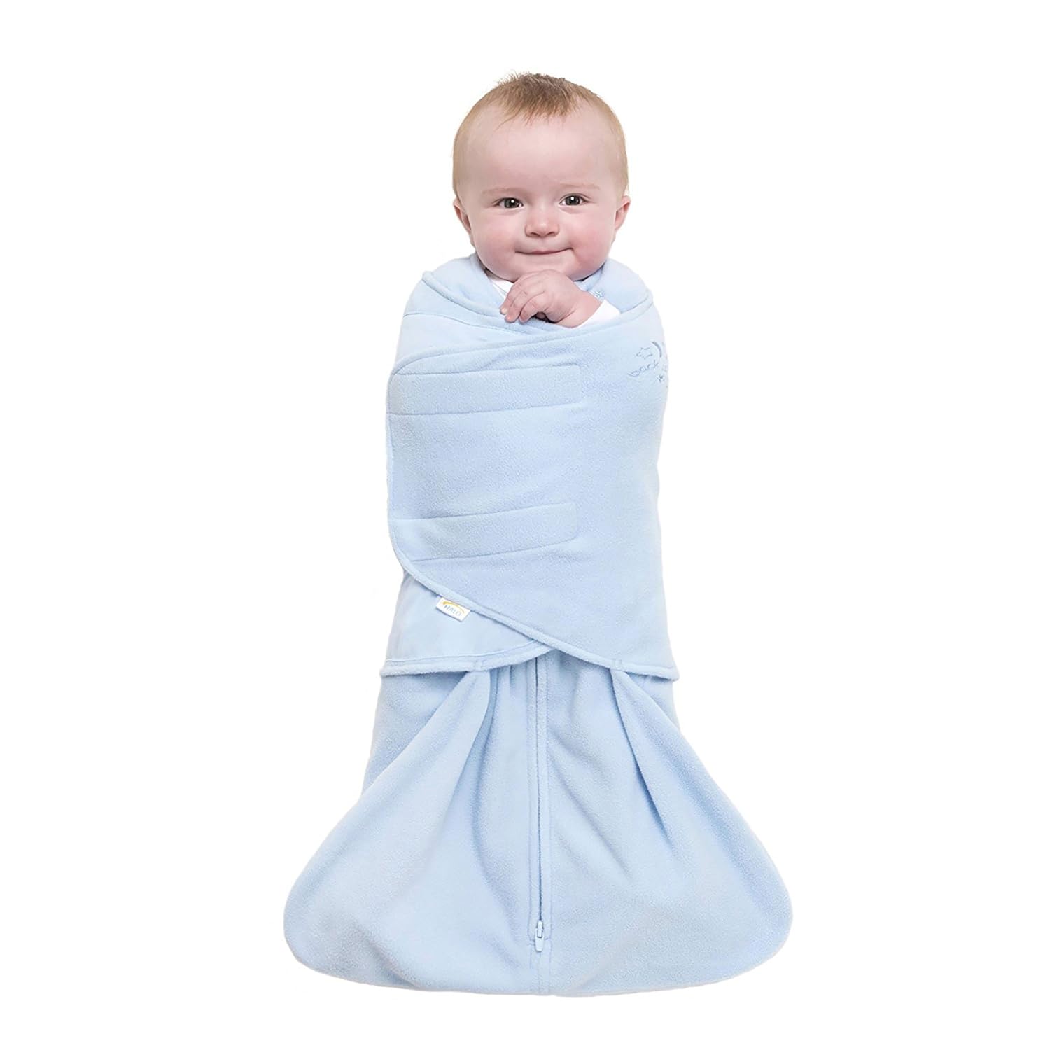 HALO Sleepsack Micro-Fleece Swaddle, Baby Blue, Small: Baby