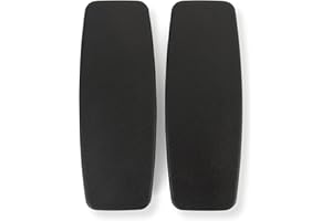 Chairorama Office Chair Arm Pads Replacement - for Steelcase Leap V2 Chair Black Ergonomic Comfortable Foam Padding, Durable Armrest Cushion, Office Chairs Replacement Parts
