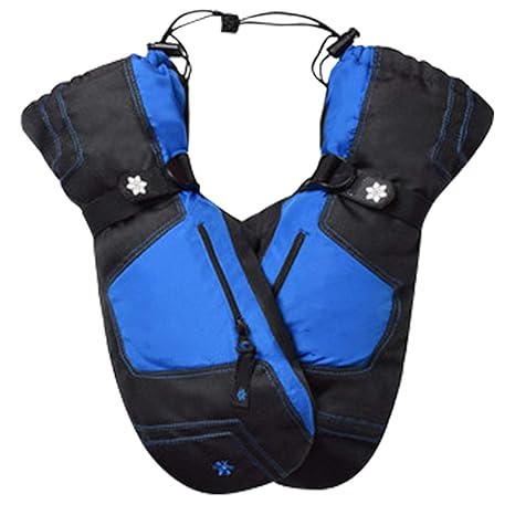 WANYING Herren Skihandschuhe Wintersport Fausthandschuhe Antiskid Winddicht Wasserdicht Super Warm für Skifahren Snowboarden 