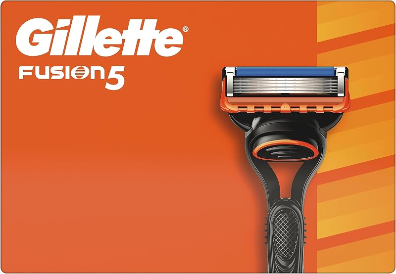 Lamette Fusion 5, 12 Cartucce per Rasoio Barba Uomo, Multicolore