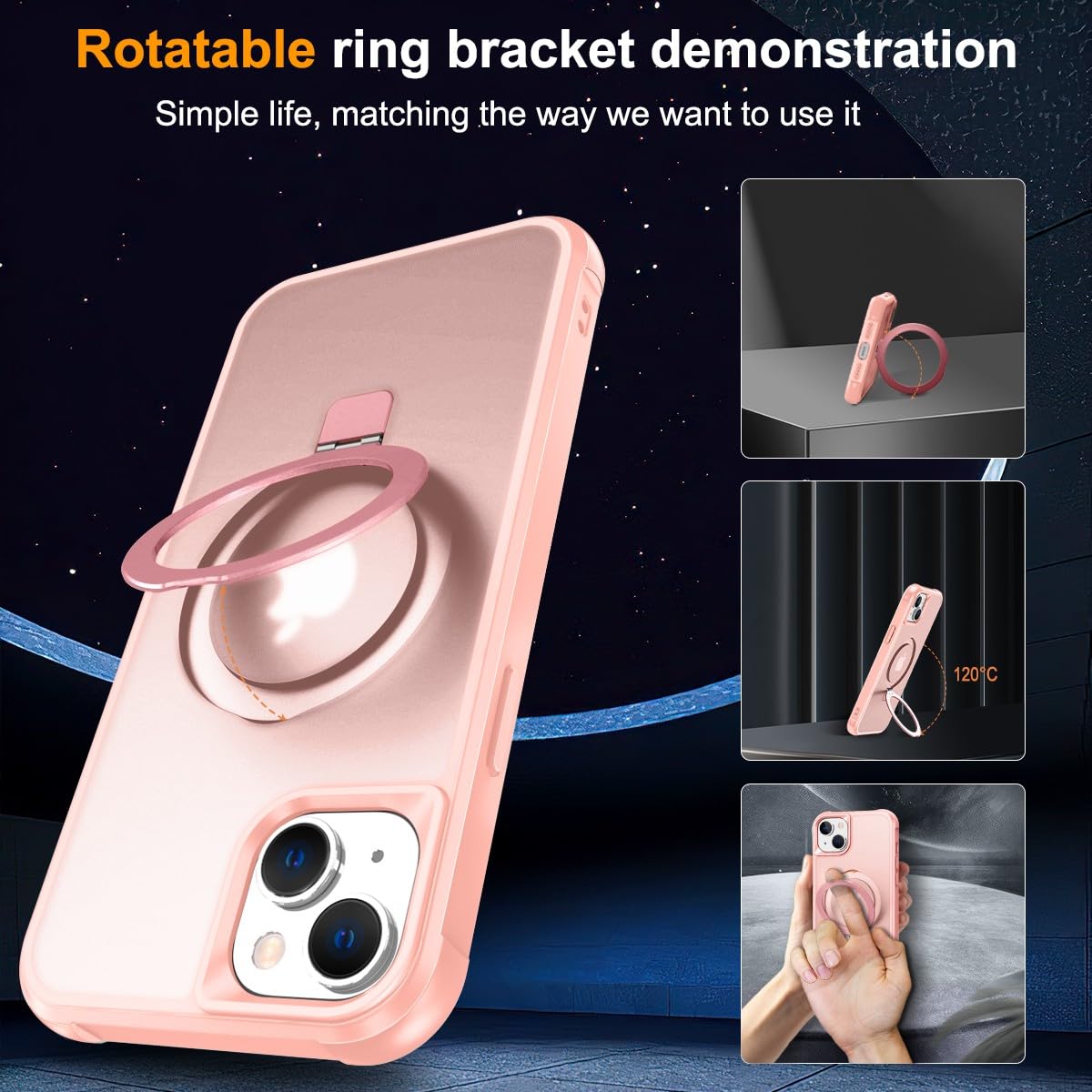 CHAOFEnG Magnetic Compatible with iPhone 13 Case