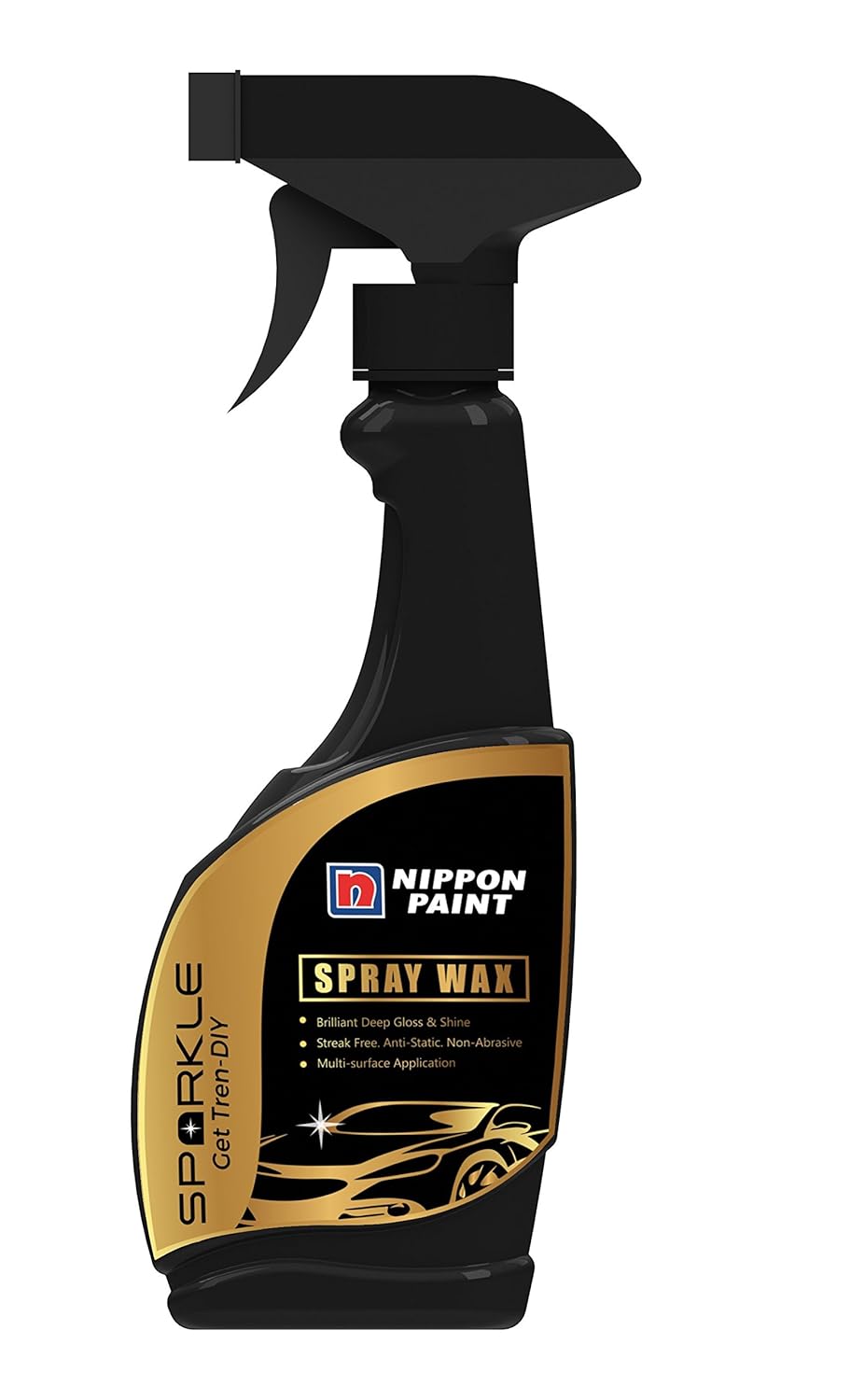 Nippon Paint Sparkle Fast Spray Wax (250 ml, Black) Amazon.in Car