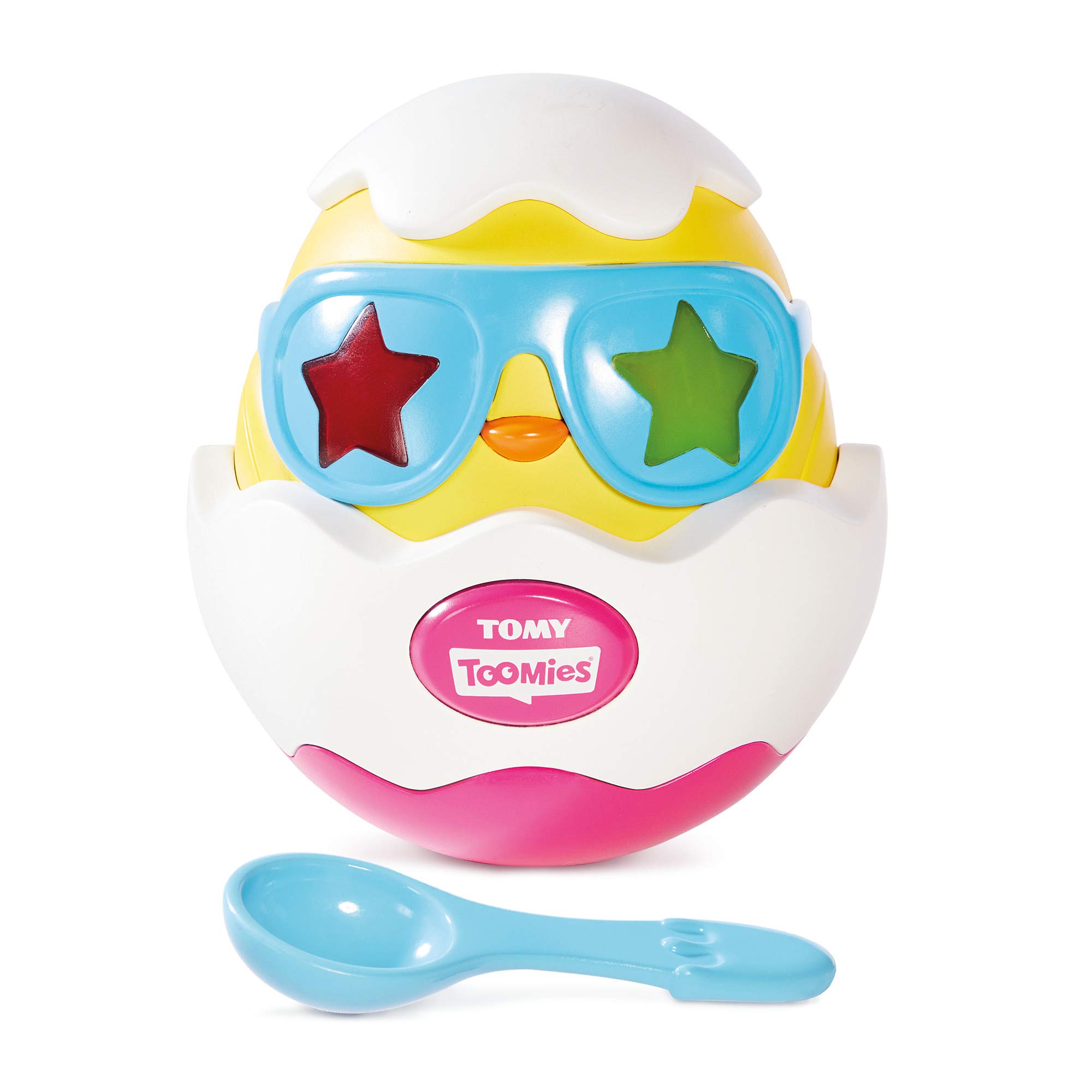 Toomies E72816C Beat It Egg Musical Baby Sensory Toys with Lights and Sounds Perfect Girl Boy, Multi
